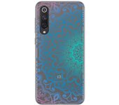 Tumundosmartphone Funda Gel Transparente para Xiaomi Mi 9 SE diseño Mandala Dibujos