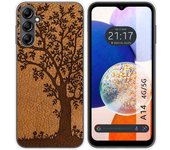 Funda Silicona para Samsung Galaxy A14 4G / 5G diseño Cuero 03 Dibujos