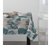 Mantel antimanchas de tela resinado por metros - Tropical verdoso 45041-1    mantel por metros; manteles; mantel barato; mantel jardín