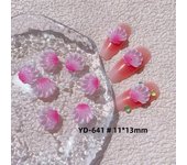 20pcs Sparkling Resin Beach Nail Charms 3D Kawaii Mini Iced Ocean Nail Art Accessories For Manicure Design Decoration DIY Parts
