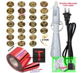 Hot Stamping Foil or Hot Applicator Tool Kit Heat Transfer on Leather Crafts DIY Hot Stamping Paper Personalized Customization