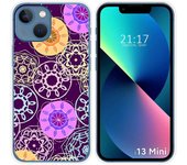 Funda Silicona compatible con iPhone 13 Mini (5.4) diseño Radial Dibujos