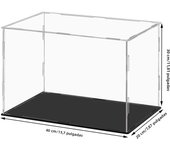 Clear Acrylic Display Case Dustproof Toy Car Trucks Vans Model Box Collection Storage Countertop Show Box