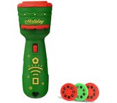 Fun Cartoon Santa Projector Flashlight Luminous Toy Kids Early Education Light Up Pattern Flashlight Baby Puzzle Christmas Gifts