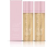 Sunglaze Sheer Setting Mist Protector solar FPS 50, Bruma de aceite corporal brillante de amplio espectro, Maquillaje fijador hidratante y protector, Spray, Ligero, Transparente, Control de grasa, Duradero (1)