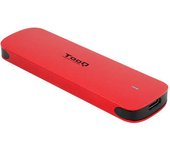 Tooq caja externa m.2 nvme usb3.1 gen2 aluminio - color rojo