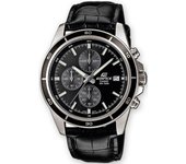 Reloj de pulsera CASIO Edifice - EFR-526L-1AVUEF correa color: Gris plata Dial Negro Hombre