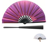 Abanico popping para baile en línea, abanicos popping para baile en línea, abanicos plegables para baile en línea, abanicos de mano para baile en línea que emiten sonidos, abanico popping para paseos en senderos para mujeres (B#)