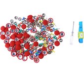 10/30/60pcs Car Interior Roof Buckles Headliner Ceiling Cloth Fixing Screw Care Fabric Buckle Rivets Retainer Cap Repair Tool