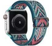 Strap for Apple watch band 49mm 44mm 40mm 45mm 41mm 42mm 38mm Adjustable Elastic Nylon bracelet iWatch series 8 se 7 6 5 9 Ultra