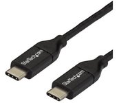 StarTech.com - Cable de 3m USB-C a USB-C Macho a Macho USB 2.0 - Cable USB Tipo C - Cable USBC - Cable Cargador para Móvil USBC USB2CC3M