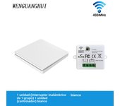 SIXWGH Smart Wireless Switch RF433Mhz Self-Powered Push Button Wall Panels Remote Controller Light Switch Waterproof Wall Switch