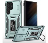 Heavy-duty Armored 2-in-1 Fall-proof Case for Samsung S24 S23 S22 S21 S20FE Ultra Plus S10 A05 A05S  Ring Holder Phone Case