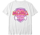 Dog Patrol Shirt Men's Women's Clothing Funny Gift Birthday Party Family Clothing T-Shirt Size Birthday Kid Gift Top Tee Shirt