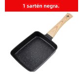 Nonstick Tamagoyaki Pan Japanese Omelette Egg Pan Rectangular Egg Roll Pan with Detachable Anti Scalding Handle for All Stove