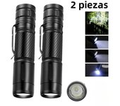BALDR SC8 Powerful LED Tactical Flashlight Rechargeable EDC Keychain Torch with Pen Clip 1500Mah Lantern for Fishing Camping
