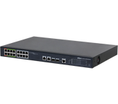 (DH-LR2218-16ET-240-V2) DAHUA SWITCH L2 EPOE GESTIONABLE 16 PUERTOS 10/100 (8 EPOE/EOC + 8 POE) + 2 UPLINK COMBO GIGABIT/SFP