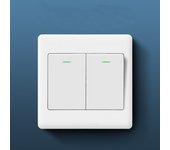 Wall Switches 1/2/3/4 Gang 1Way Button Wall Light Switch Panel On / Off Push Buttons with LED Lamp Home Accessories