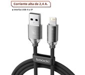 Toocki USB Cable for iPhone 14 13 12 Pro Max 2.4A Fast Charging Lighting Cable Data Wire for iPhone 8 7 6 5 Plus AirPods