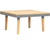 Mesa de centro de jardín madera maciza de acacia 60x60x31,5 cm
