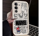 Marvel Iron Man Spiderman For Samsung Galaxy S24 S23 S22 S21 S20 Ultra Plus S10 Lite 5G Eye Ladder phone case