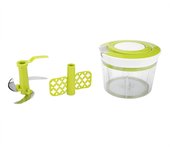Molinillo manual para pimienta, carne, verduras, hierbas, especias, frutos secos, herramienta multifuncional para moler en la cocina