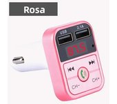 Opansten Car Bluetooth 5.0 FM Transmitter Receiver TF Handsfree Car Kit 2.1A Dual USB Car Charger Audio Wireless Car Adapter