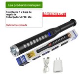 XHP50 T6  Q5 Telescopic Baton Flashlight Self Defense Powerful LED Tactical Baseball Bat Flashlight Torch Rechargeable Lantern