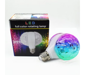 LED Two-Way Crystal Magic Ball Stage Lights 6W Color Double Head Rotating Stage Atmosphere Lamp Mini DJ Disco Seven Color Light