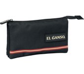 SAFTA - PORTATODO TRIPLE EL GANSO BASICS "NEGRO" - Estuche con Diseño Encantados y Tamaño Compacto y Estrecho - Estuche con Material Duradero y de Calidad - Estuche Diseño Único y Licencia Oficial By EL GANSO BASICS "NEGRO"