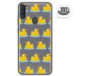 Tumundosmartphone Funda Gel Transparente para Samsung Galaxy A11 / M11 diseño Pato Dibujos