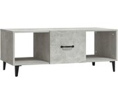 vidaXL Mesa de centro madera contrachapada 102x50x40 cm Blanco, Negro, Roble Sonoma Mesita de Salón o Comedor o Auxiliar Mesa de Café Meuble Salón