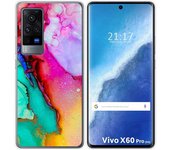 Funda Gel Tpu para Vivo X60 Pro 5G diseño Mármol 15 Dibujos