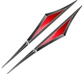 2pcs 3d alloy car stickers car accsesories accessory for Peugeot gt gti gtline 508 5008 3008 208 2008 308