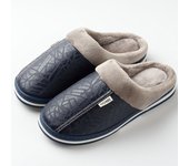 Water Repellent Home Slippers Soft Cozy House Slippers Anti-skid Slip-on Shoes Indoor For Men Winter Shoes