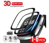 Screen Protector For Fitbit Versa 3 3D Curved Soft Edge Clear Cover Protective Films For Fitbit Sense Versa3 Watch Accessories