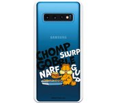 Funda original compatible con Samsung Galaxy S10 - Garfield Lasagna