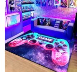 VIKAMA 40x60CM Game Machine Crystal Velvet Carpet Home Living Room Bedroom Bathroom Kitchen Door Mat