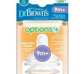 Dr. Brown's Options Preemie Flow Tetinas de Silicona Boca Ancha 4 9M+ 2 uds