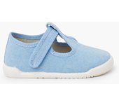 Pisamonas Pepitos barefoot lona canvas tira adherente
