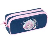 VIQUEL PORTATODO DOBLE RECTANGULAR MANGA_ROSA MANGA 21x9x6 Cms.