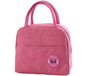 Portable Lunch Bag For OL Women Thermal Insulated Lunch Box Tote Cooler Handbag Waterproof Bento Pouch Office Food Shoulder Bag