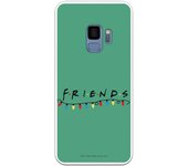 Funda original compatible con Samsung Galaxy S9 - Friends Logo Luces