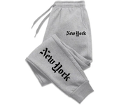 Daily Sweatpants Casual NEW YORK Print Jogging Pants Men Women The Four Seasons Fitness Sport Trousers Men's Clothing