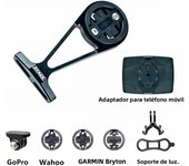 ZRACE Bicycle Computer Out front Mount Holder for integrated handbar/Stem/handbar,iGPSPORT / Garmin/Bryton/GoPro/Mobile phone