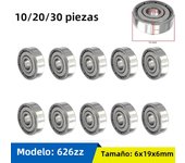 10pcs/lot Ball Bearing 625ZZ 5x16x5mm Carbon Steel Bearings 607 623 626  688 685 687 608 for Scooter Free shipping