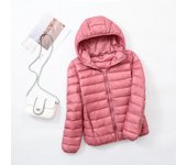 Light Plus Size Thin Down Jacket Women 2023 Autumn Winter Slim Short Hooded Warm White Duck Down Coat lady Outerwear
