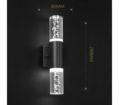 Modern Bubble Crystal LED Wall Lamps Bathroom Dresser Living Room Bedroom Gold/Silver Wall Sconces Indoor Decor Lighting Lustres