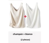 Women's T-Shirts Sleeveless V-Neck Silk Tanks&Camis 2024 Summer Basic Tops Beautiful Casual Solid Elegant Satin Blouse for Women
