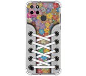 Funda Silicona Antigolpes para Realme C21Y / C25Y diseño Zapatillas 05 Dibujos